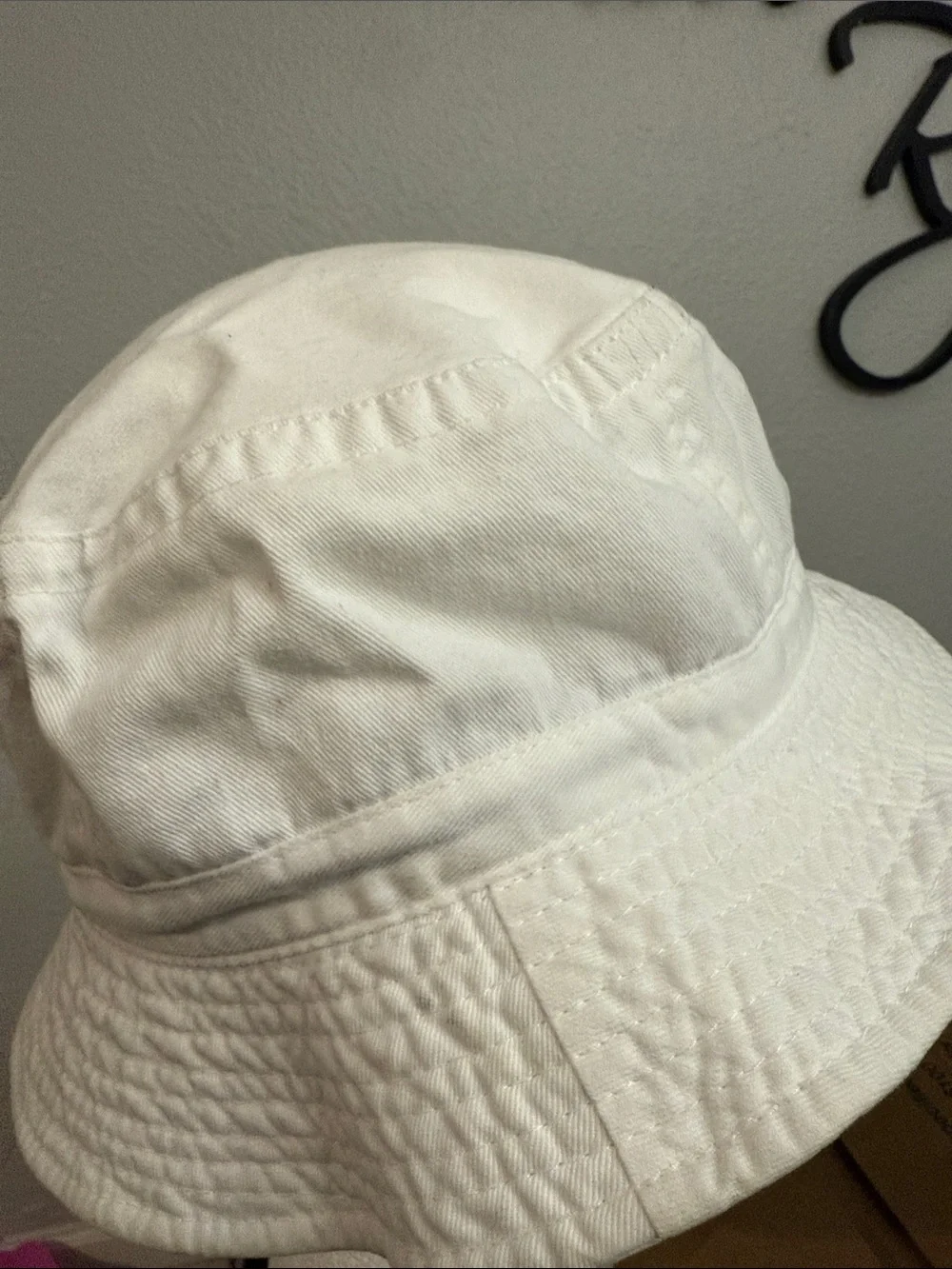 Bass Pro Shops White Kids Bucket Hat with Embroidered Logo